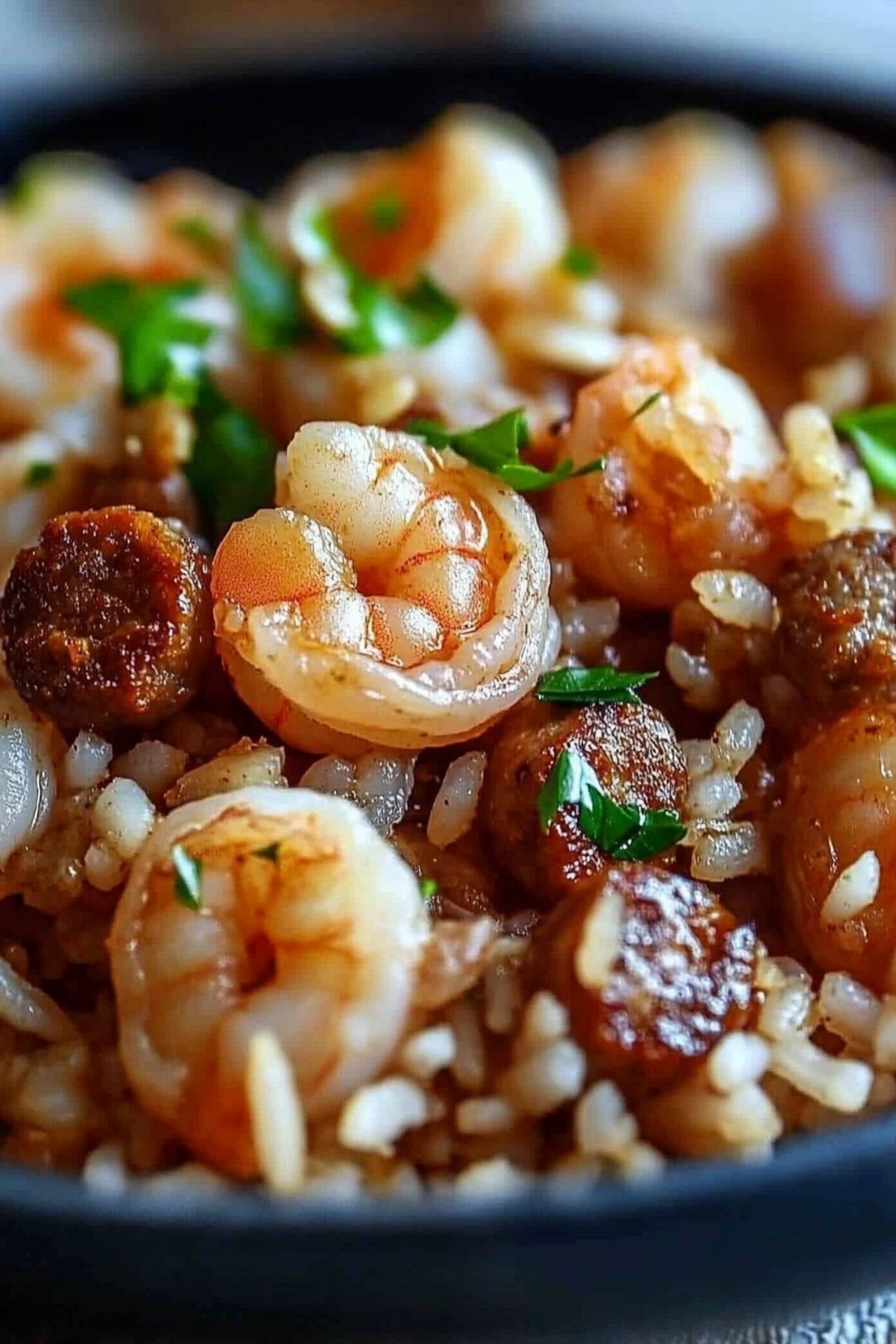 Easy Shrimp and Sausage Dirty Rice - Quick Cajun Dinner